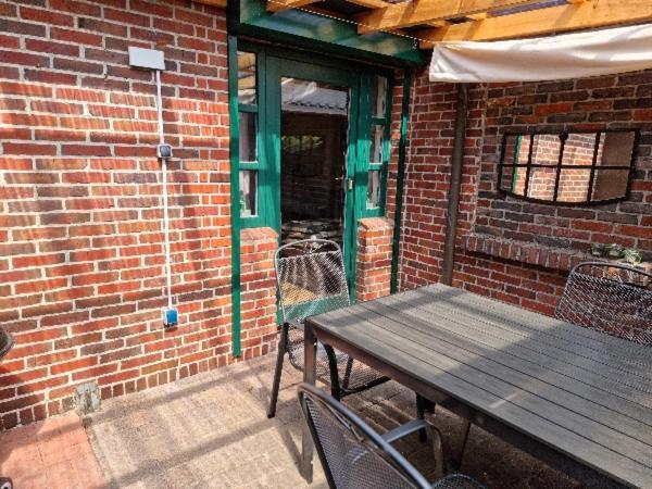 Kleiner Hookie In Hooksiel Mit Hund Villa Schillig Exteriör bild